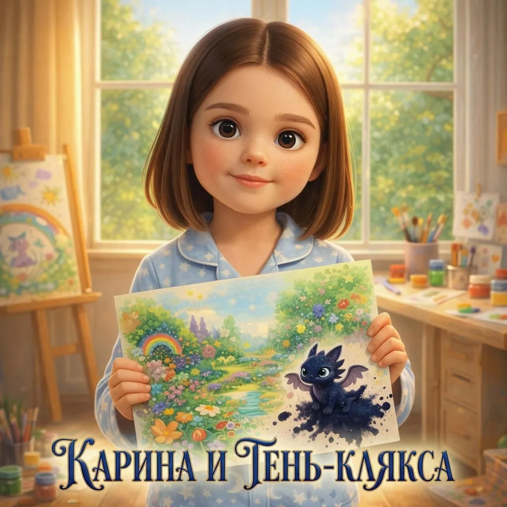 Пример персонализированной сказки — Карина и волшебные кляксы